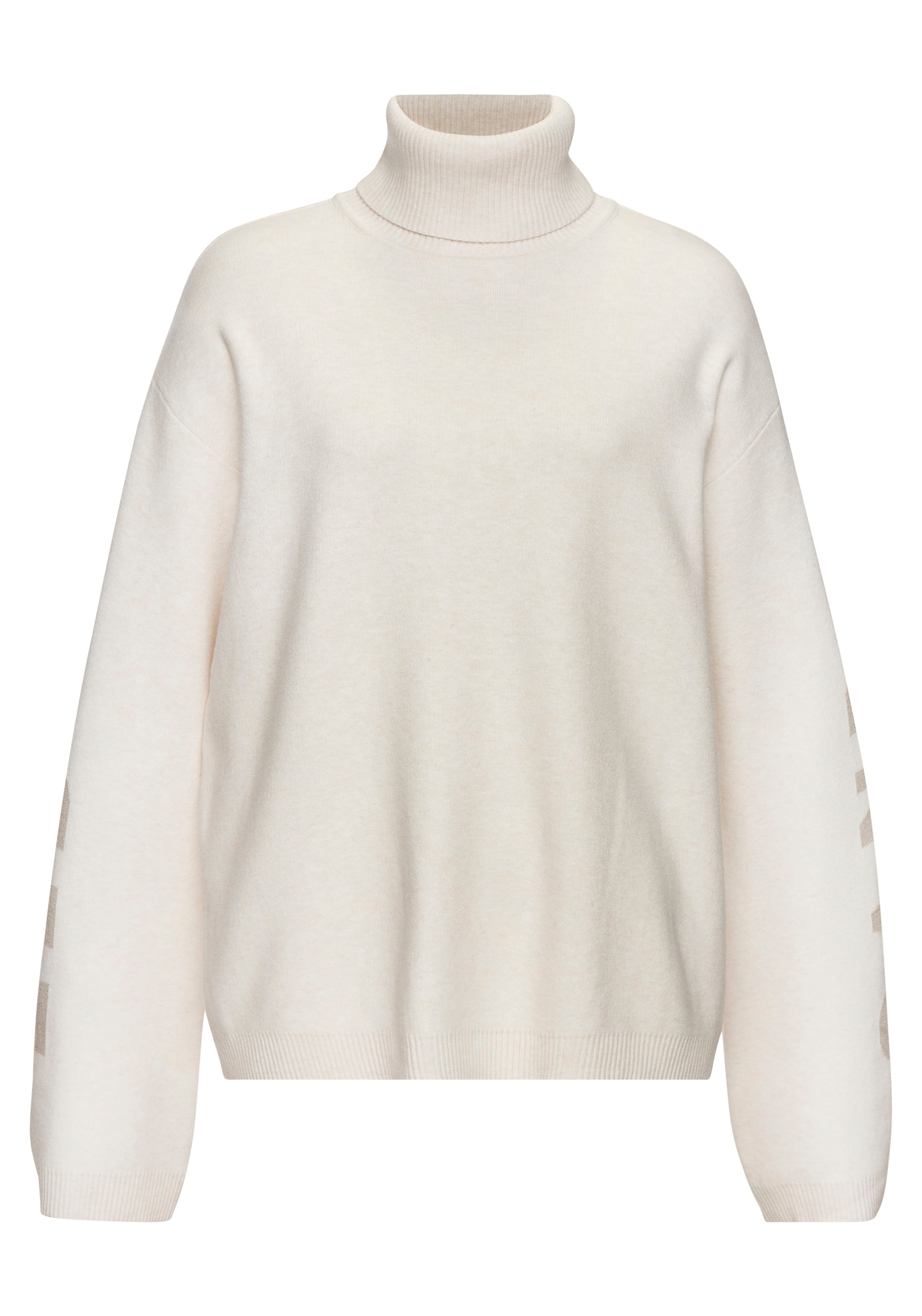 Pull-over Elbsand en beige : devant