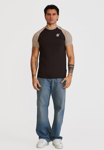 SikSilk - Camiseta en marrón