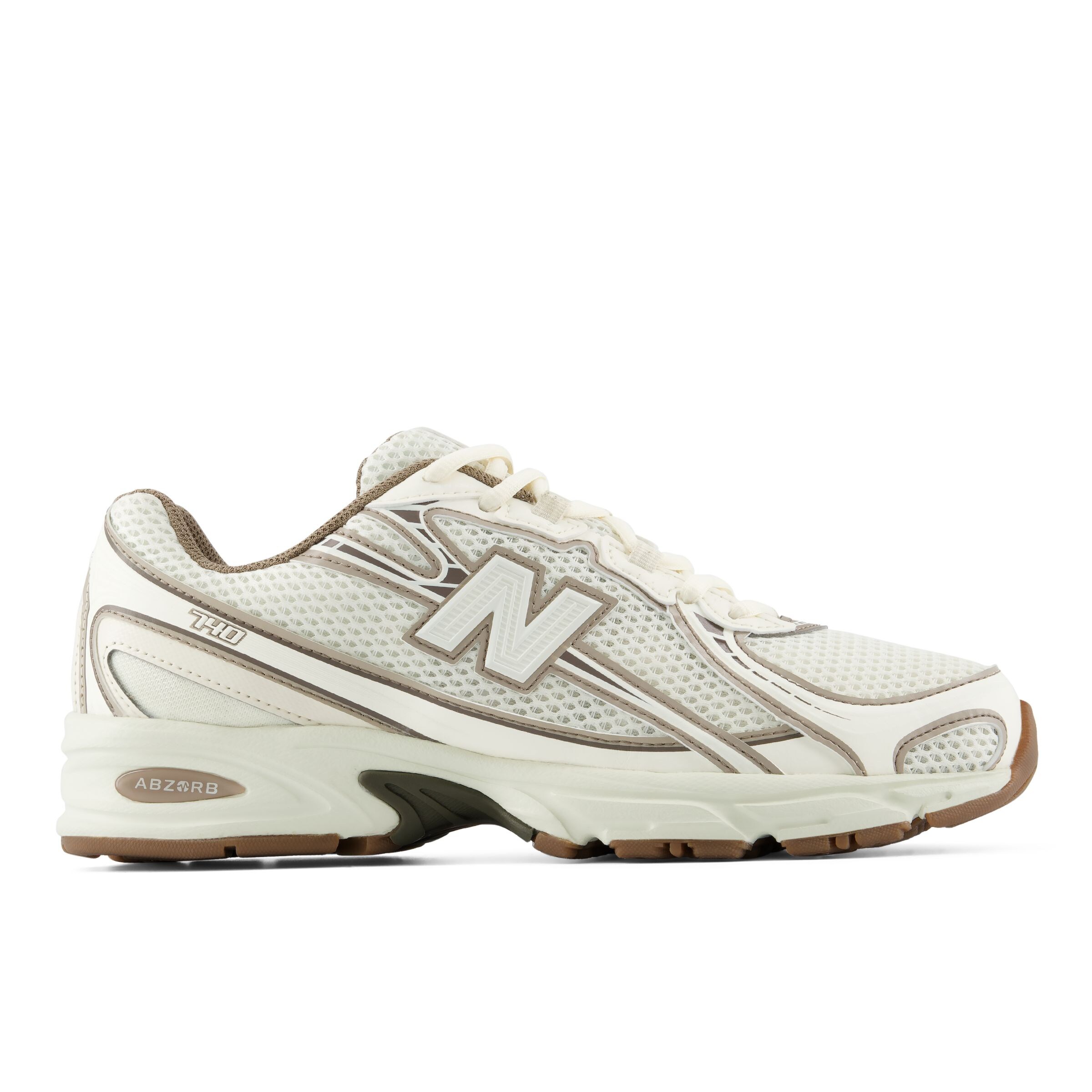 new balance Platform trainers 'Sneaker 740' in White