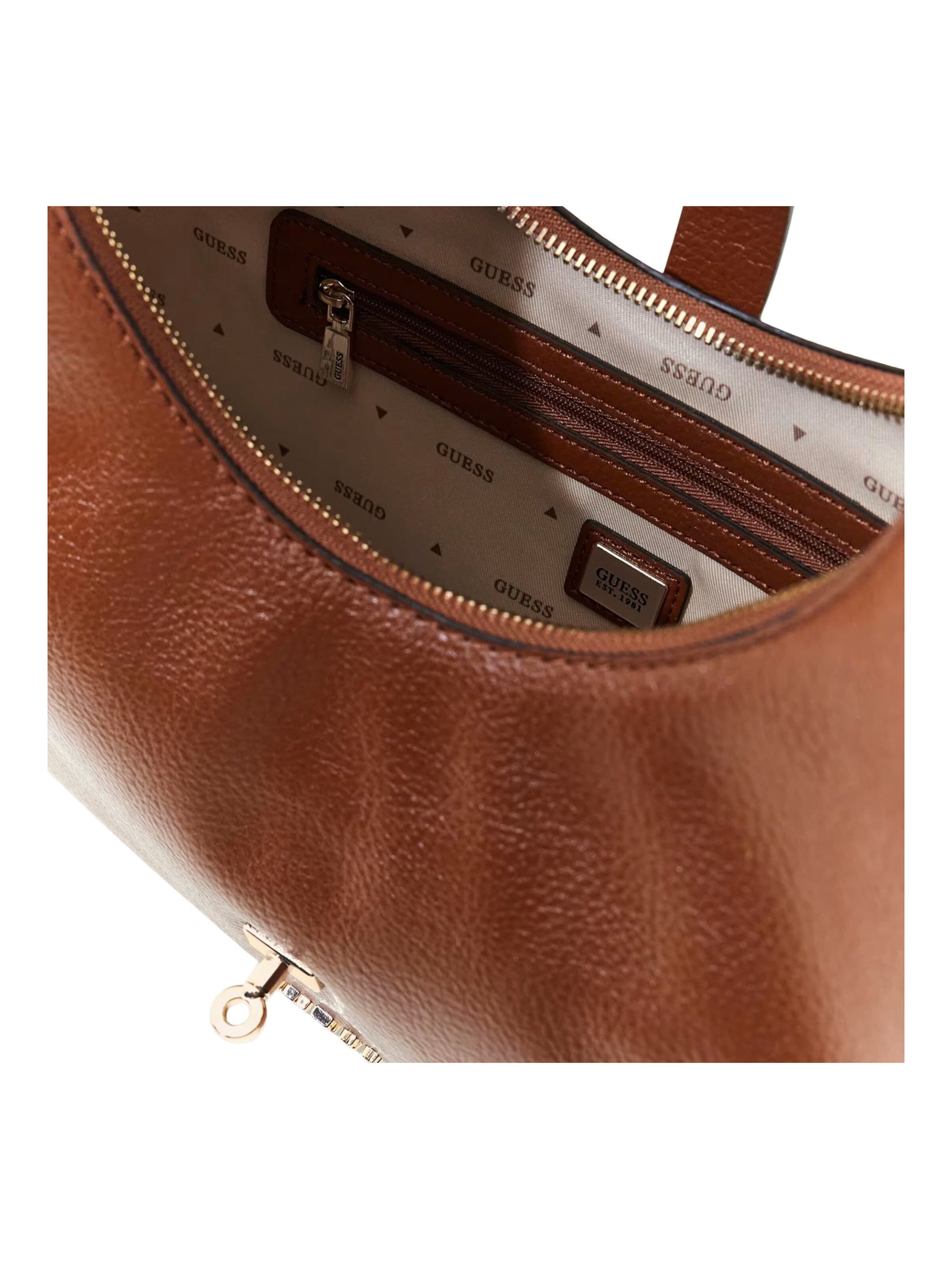 Borsa a spalla 'Guess Borsa Brooke Hobo' di GUESS in marrone