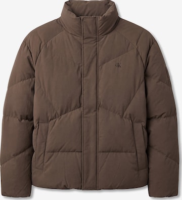 Veste d’hiver Calvin Klein Jeans en marron : devant