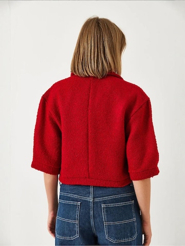 Veste mi-saison Bianco Lucci en rouge