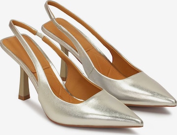 Kazar Slingback pumps in Gold