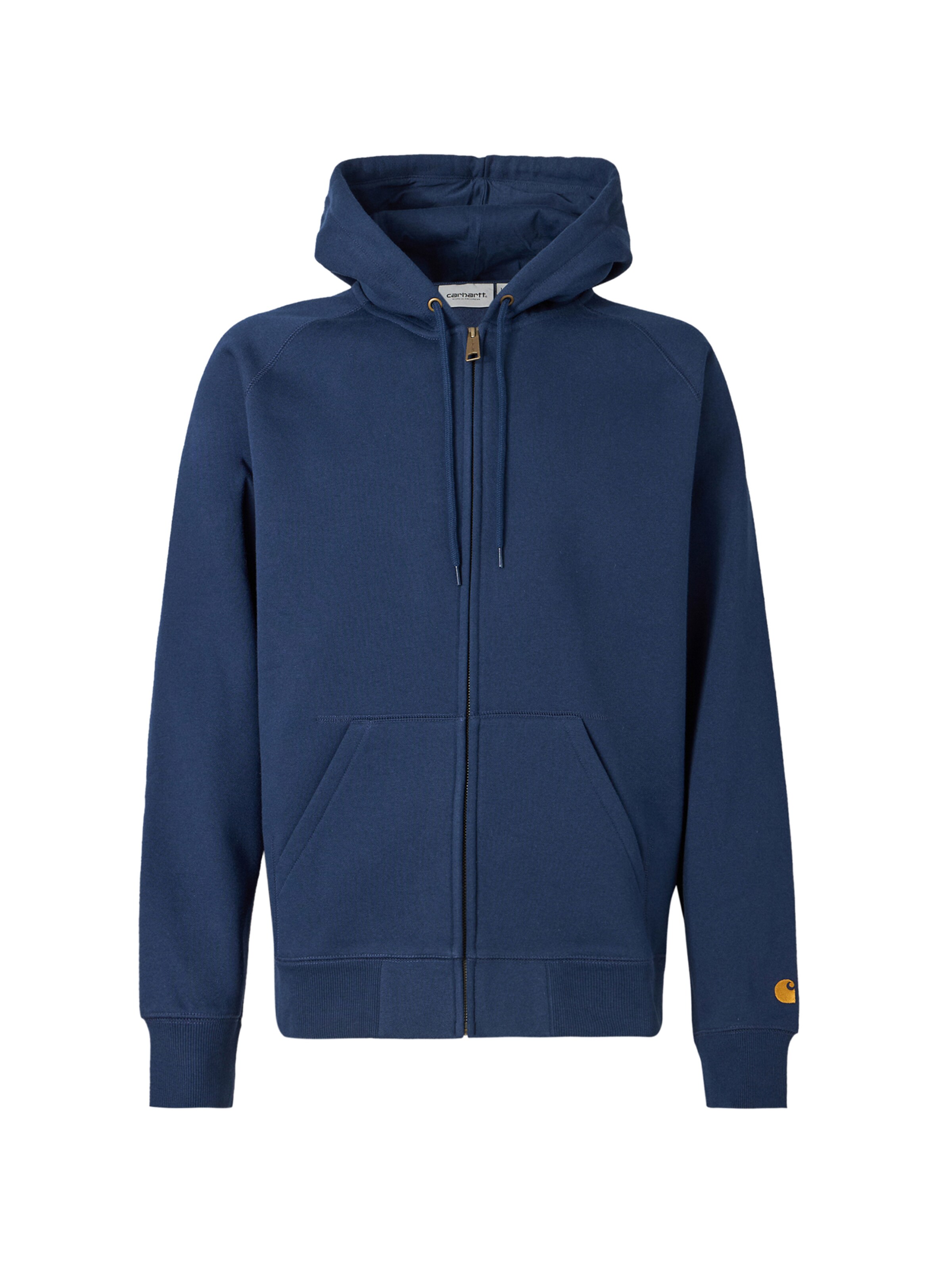 Carhartt WIP Sweat jacket in Blue: front