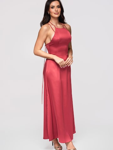 Ombre Abendkleid in Pink: Vorderseite