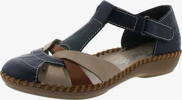 Rieker Sandals in Blue: front