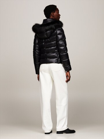 TOMMY HILFIGER Winterjas 'TYRA' in Zwart