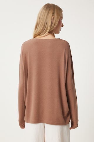 Happiness İstanbul Тениска в кафяво