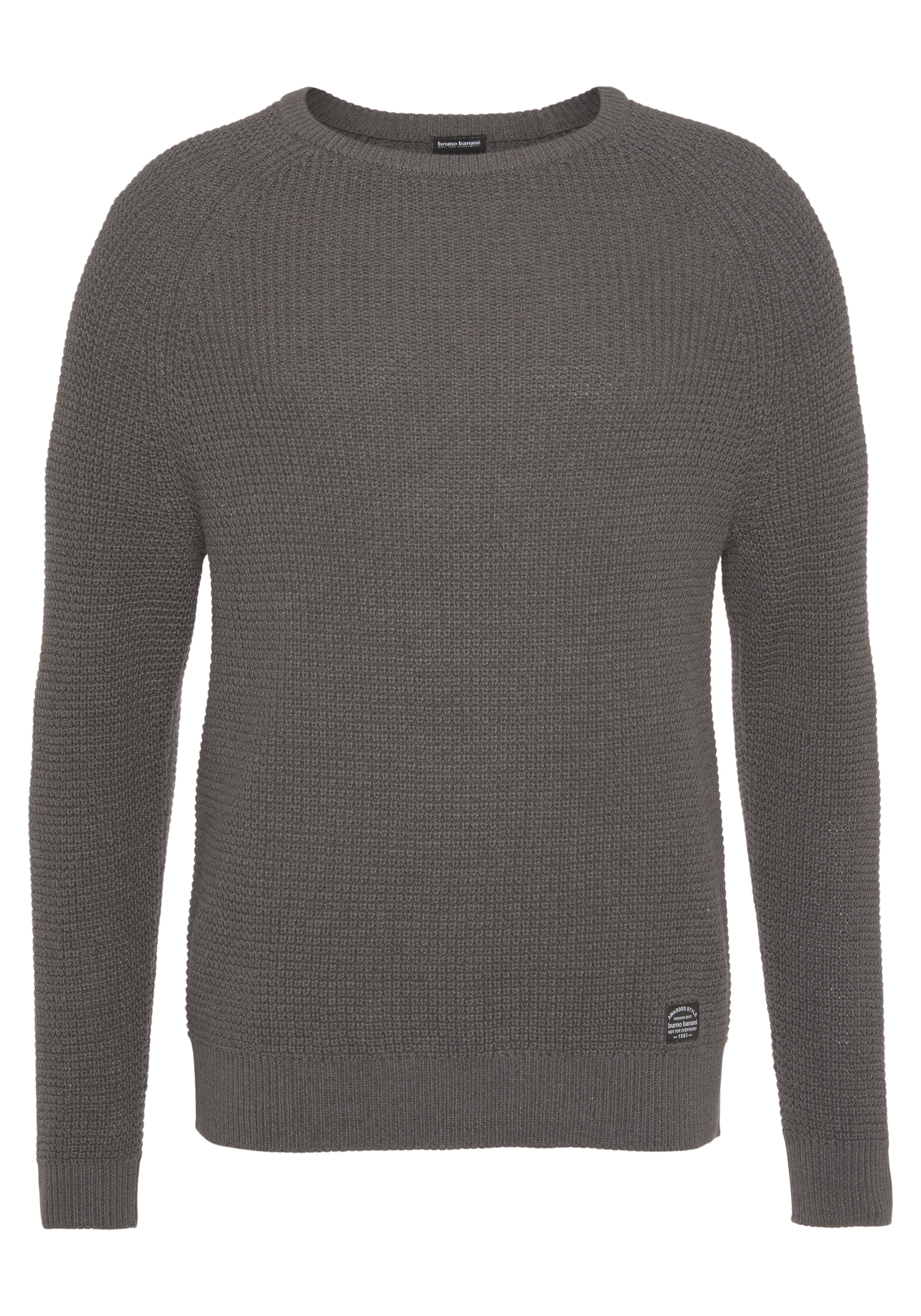 Bruno Banani Sweater in Grey: front