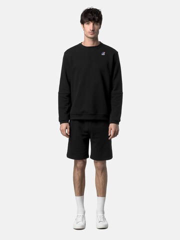 K-Way Regular Outdoor trousers 'K-WAY CASIMIR POLY COTTON BERMUDA' in Black: front