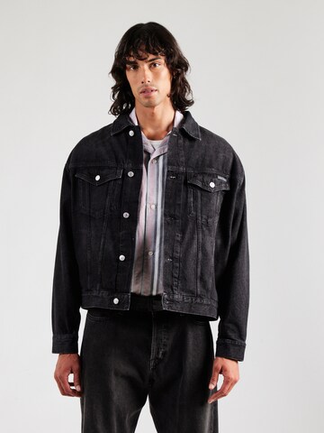 juoda Calvin Klein Jeans Demisezoninė striukė: priekis