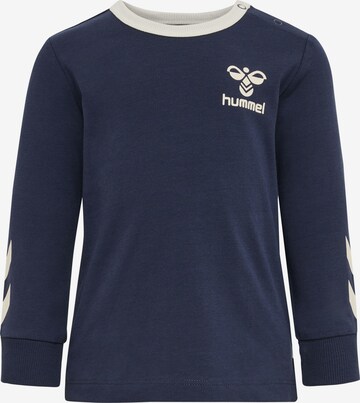 Hummel Shirt in Blauw: voorkant