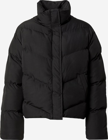 Trendyol Prehodna jakna | črna barva: sprednja stran
