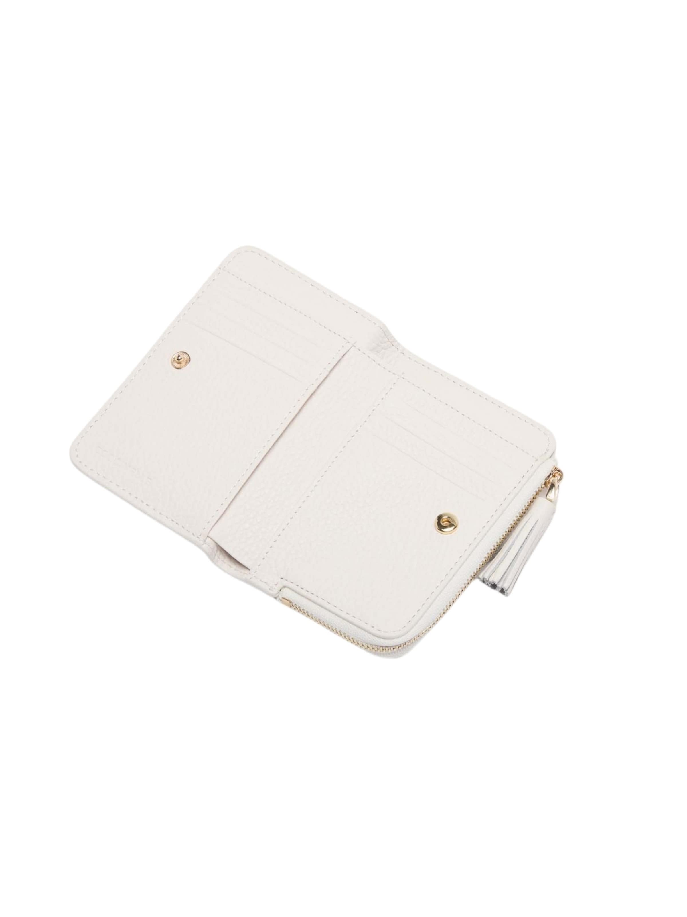 Coccinelle Wallet 'COCCINELLE TASSEL 1' in White
