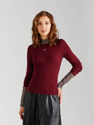 Maglietta 'ESSENTIAL' di Tommy Jeans in rosso: frontale