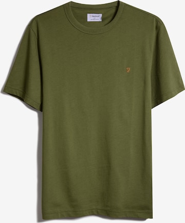 FARAH Regularny krój Koszulka 'Danny' w kolorze brązowy: przód