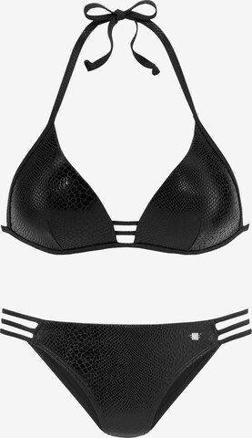 JETTE - Bikini en negro: frente