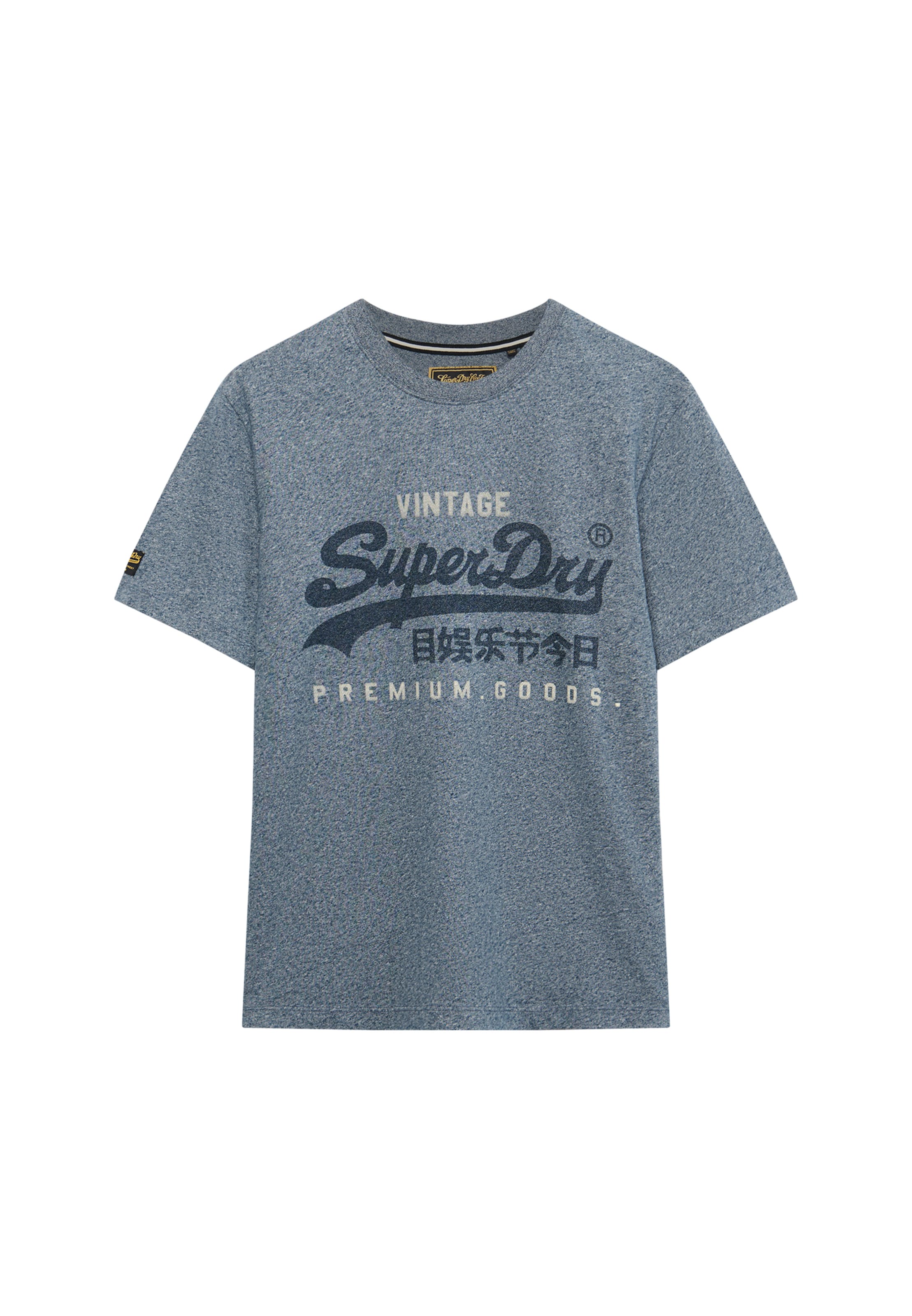 Superdry & Co Μπλουζάκι 'HERITAGE' σε μπλε: μπροστά