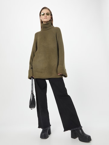 NA-KD Oversized sweater in Green