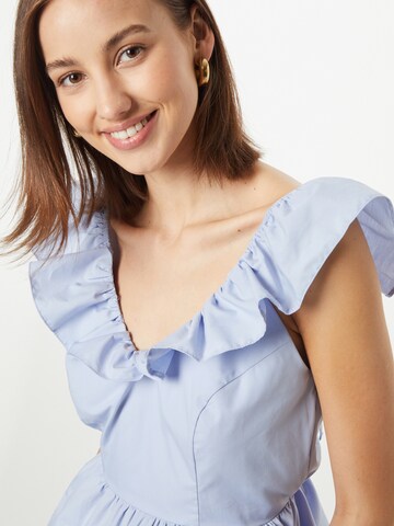 River Island Blouse in Blauw
