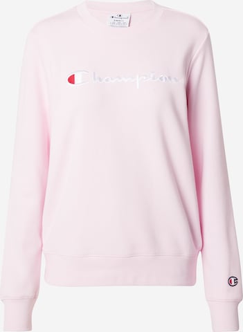 Champion Authentic Athletic Apparel - Sweatshirt em rosa: frente