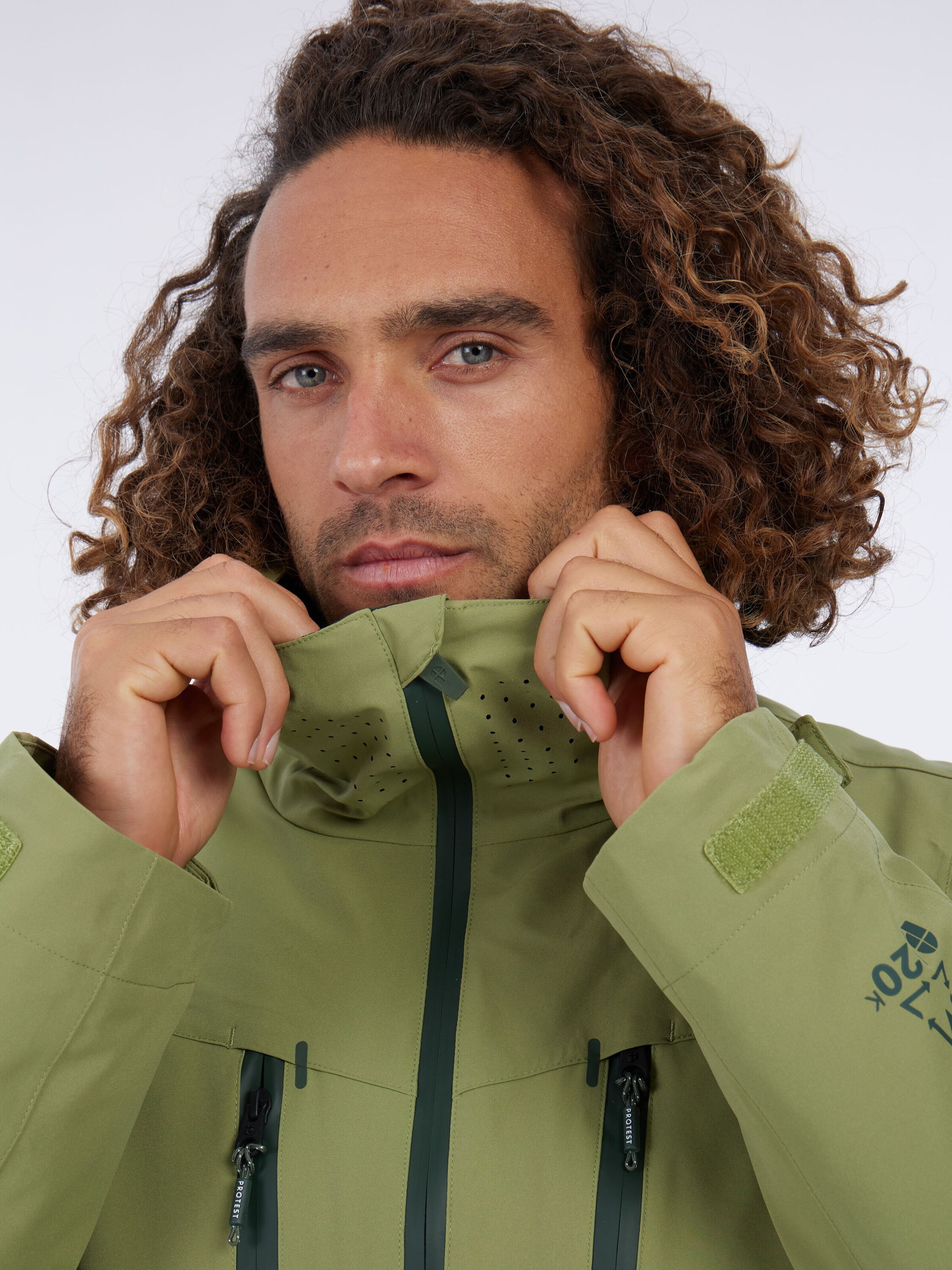 PROTEST Sportjacke 'PRTTIMOTHY'‌‌‌‌ in Grün