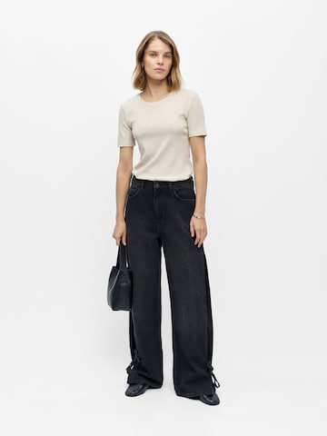 Wide Leg Jean OBJECT en noir