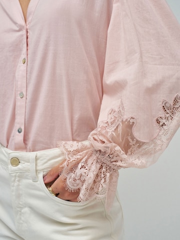 Chemisier Salsa Jeans en rose