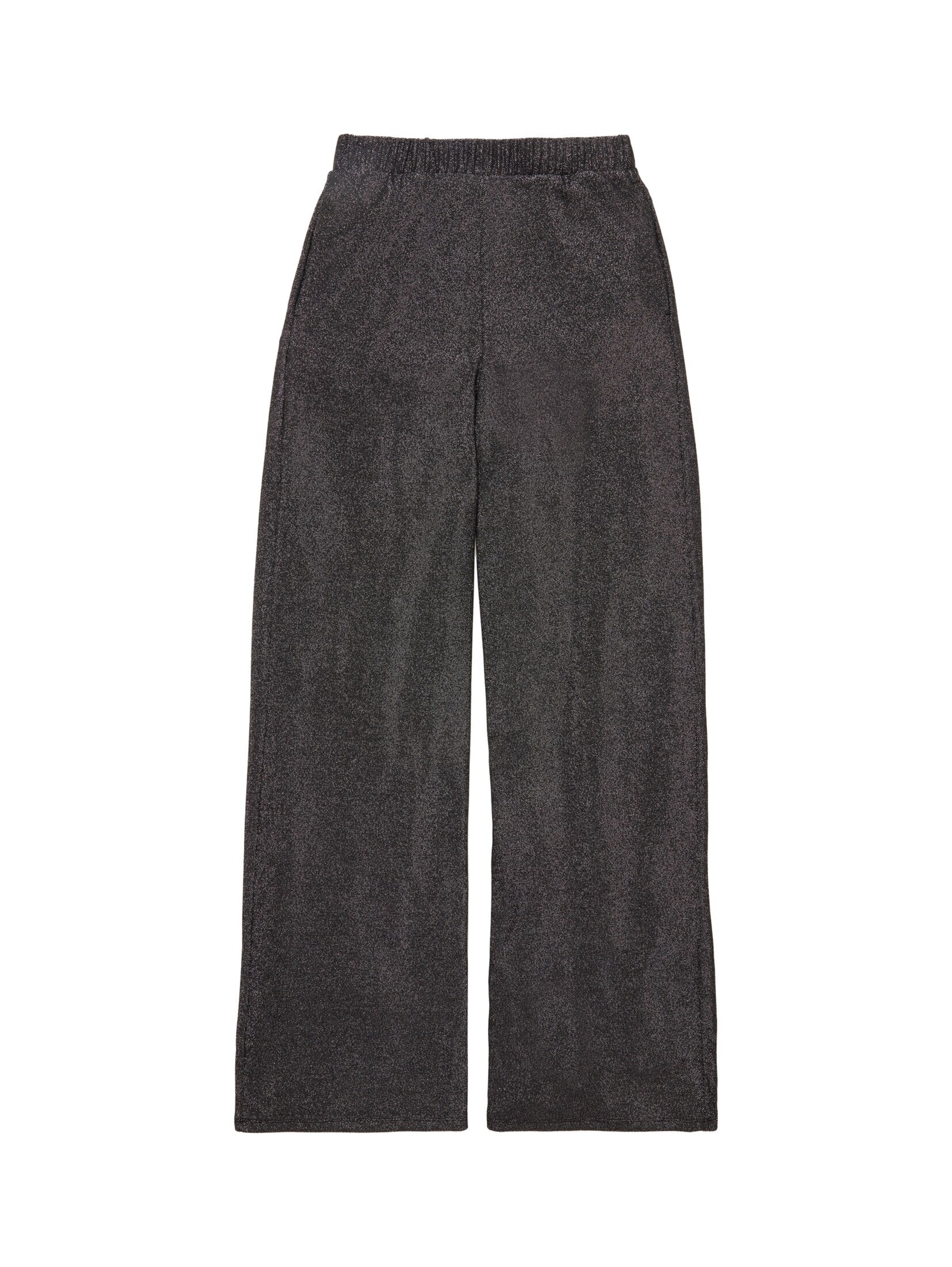 Wide Leg Pantalon TOM TAILOR DENIM en gris : devant