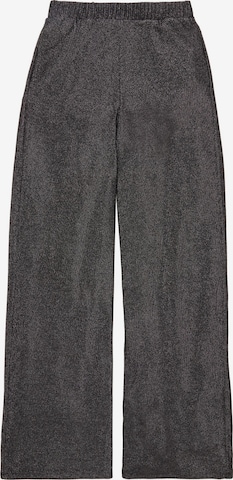 TOM TAILOR DENIM Wide leg Broek in Grijs: voorkant