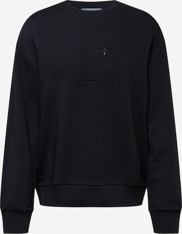 NU-IN Sweatshirt in Black: front