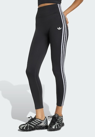 ADIDAS ORIGINALS Skinny Leggings 'Essentials' in Zwart: voorkant