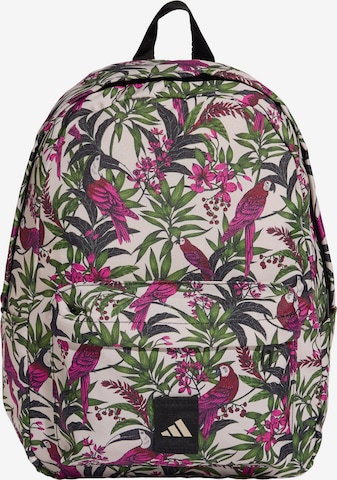 smėlio ADIDAS PERFORMANCE Sportinė kuprinė 'Farm Classic': priekis