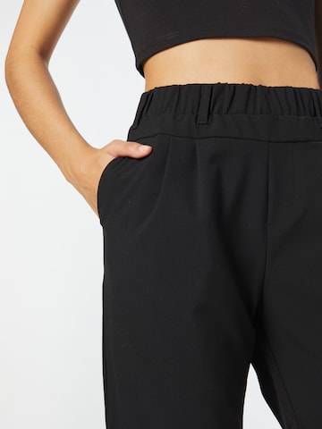 Kaffe Regular Pleat-Front Pants 'Jillian' in Black