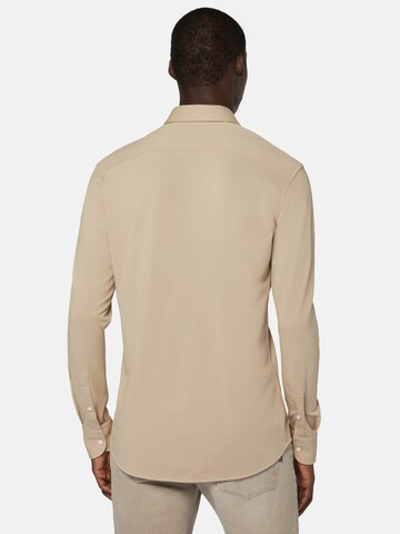 Boggi Milano Regular fit Button Up Shirt in Beige