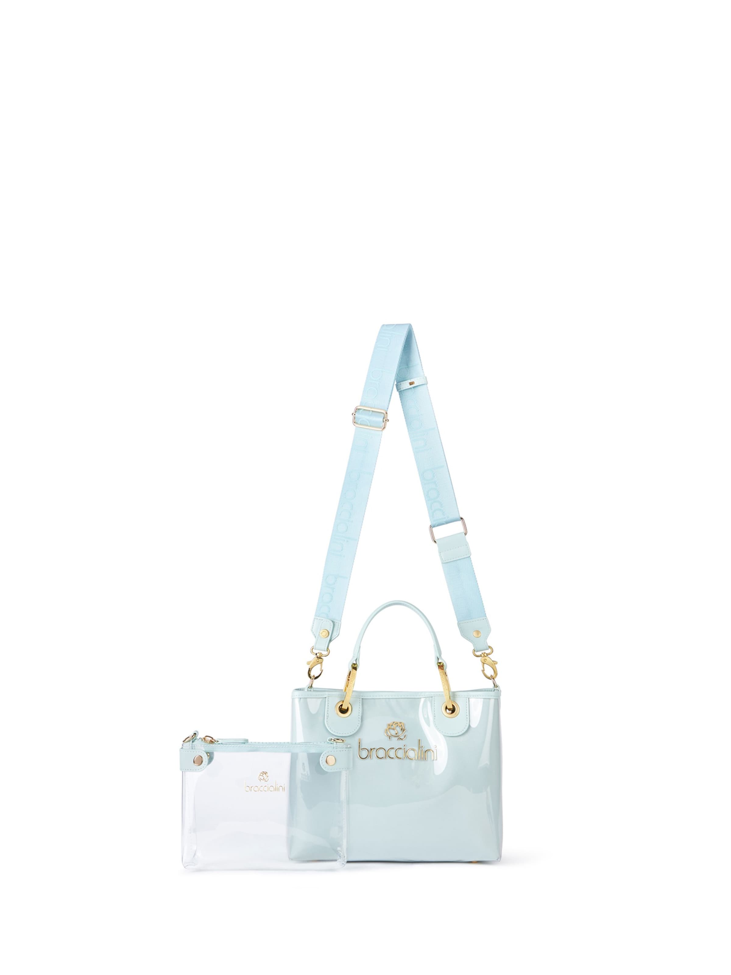 Braccialini Handtas 'Veridia Prime' in Blauw: voorkant