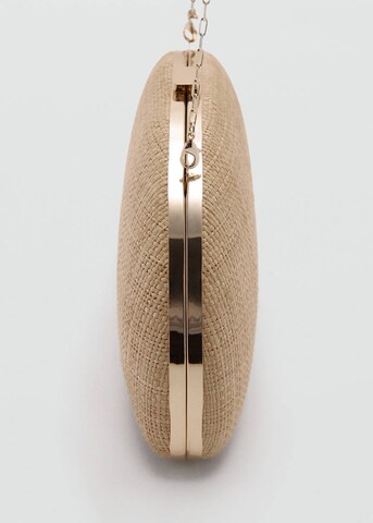 MANGO Clutch 'Monir' in Beige