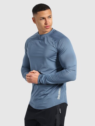 T-Shirt 'Powerfit' Smilodox en bleu
