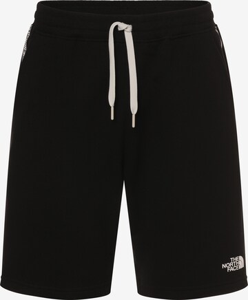 THE NORTH FACE Regular Workout Pants in Black: front