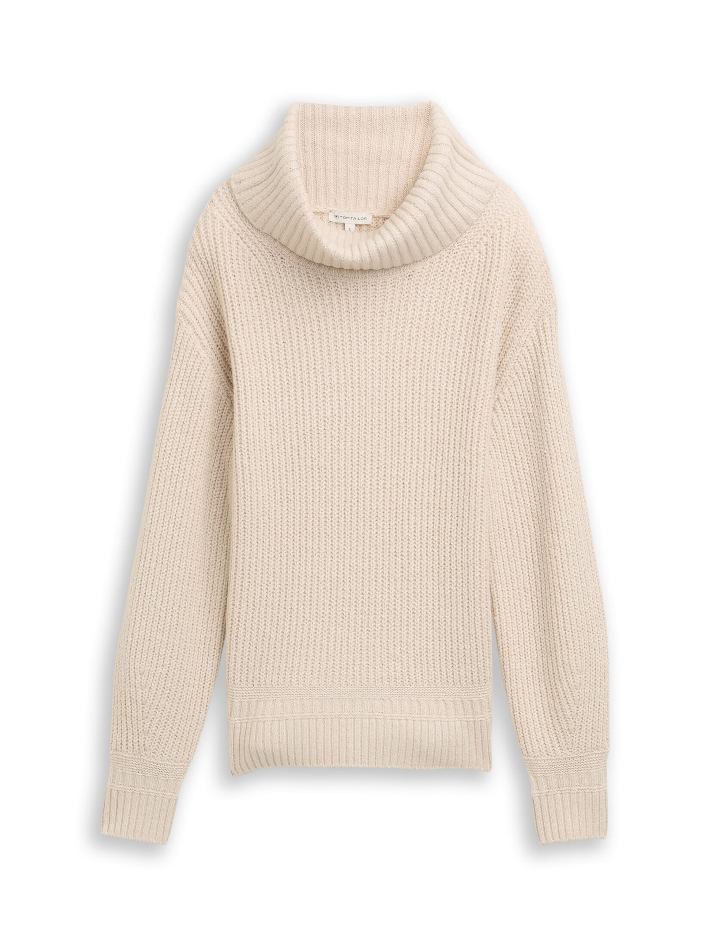 TOM TAILOR Pullover in Beige: Vorderseite