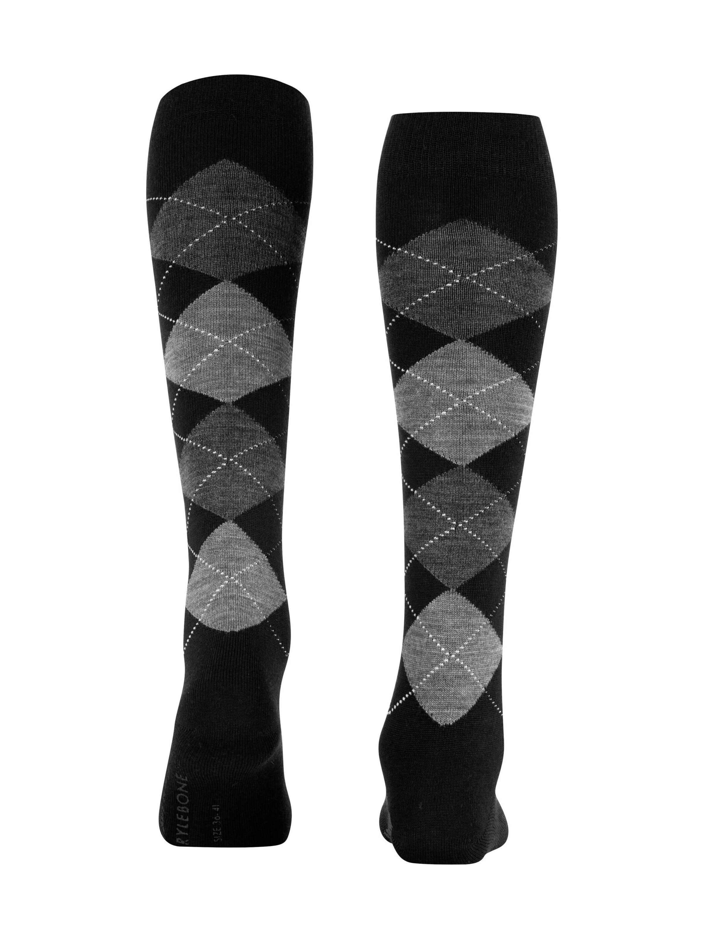 BURLINGTON Over the Knee Socks 'Marylebone' in Black