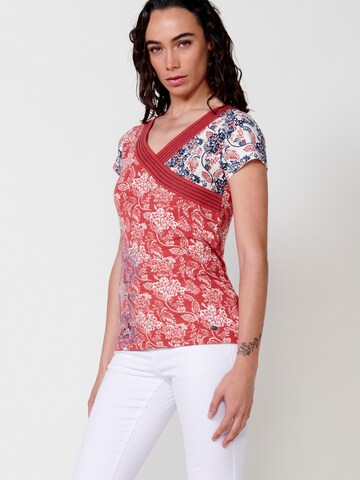 T-shirt KOROSHI en rouge