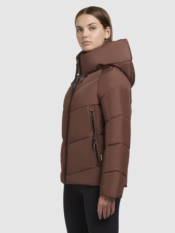 khujo Winterjacke 'ALESS' in Braun