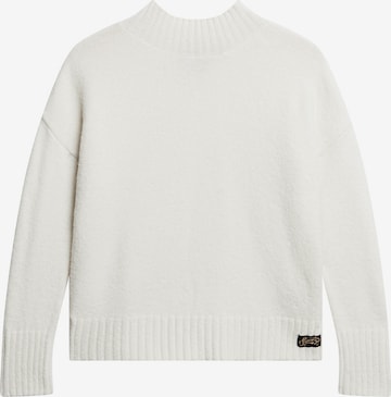 Superdry Sweater 'Essential' in White: front
