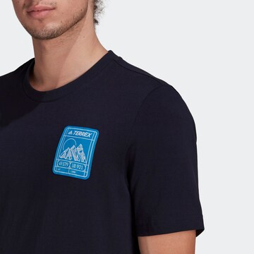 T-Shirt fonctionnel ADIDAS TERREX en bleu