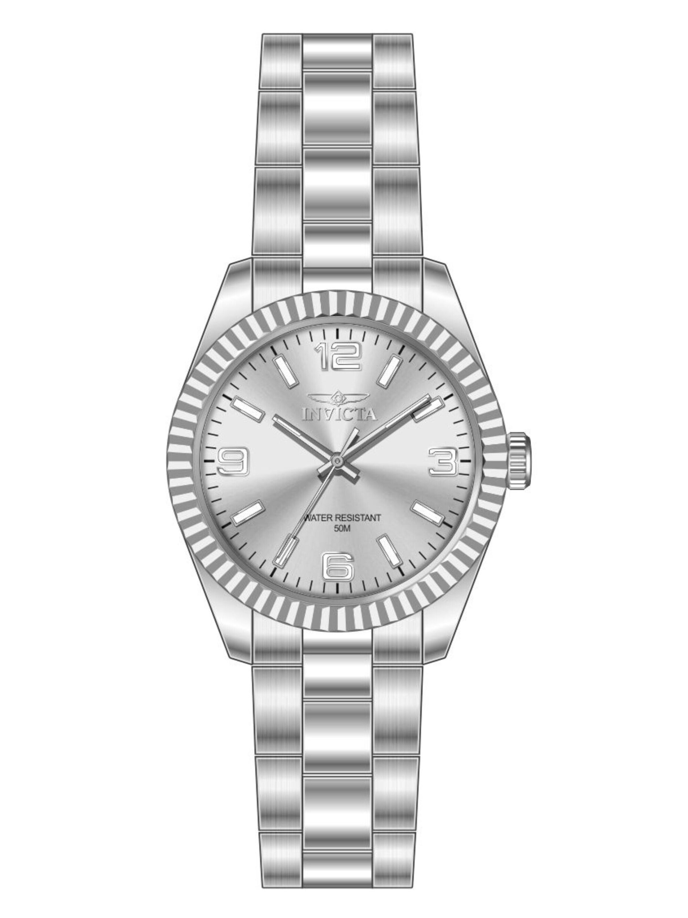 Invicta Analoguhr 'Specialty'‌‌‌‌‌‌ in Silber