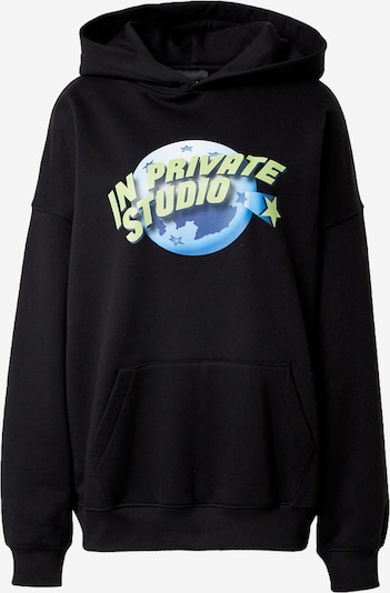 IN PRIVATE Studio Sweater majica u plava / jabuka / crna, Pregled proizvoda