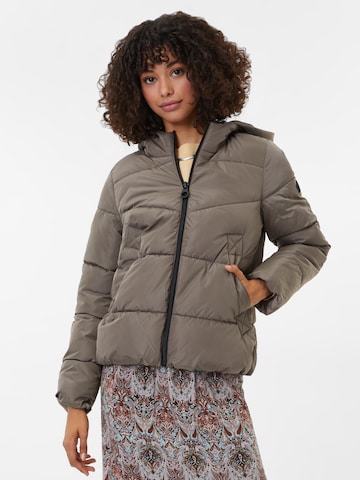 ONLY Зимняя куртка 'Amanda' в Коричневый: спереди