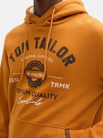 TOM TAILOR Sweatshirt in Bruin