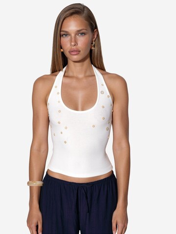 Top in maglia 'Blusen' di Busem in bianco